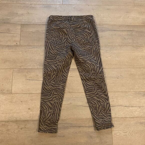 The Skinny Crop Denim Jeans ~ Sz 2 ~ Brown ~ Mid Rise ~ 25" Inseam - Picture 4 of 5